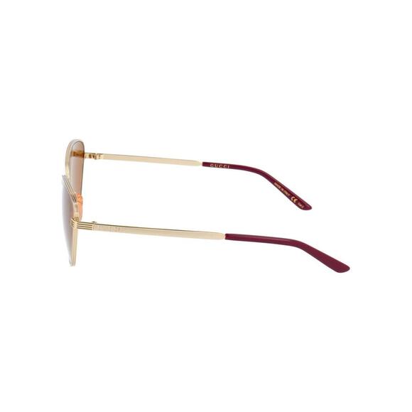 NWT Gucci GG0803S-002-58 Gold Cat Eye 58mm Sunglasses main image 5